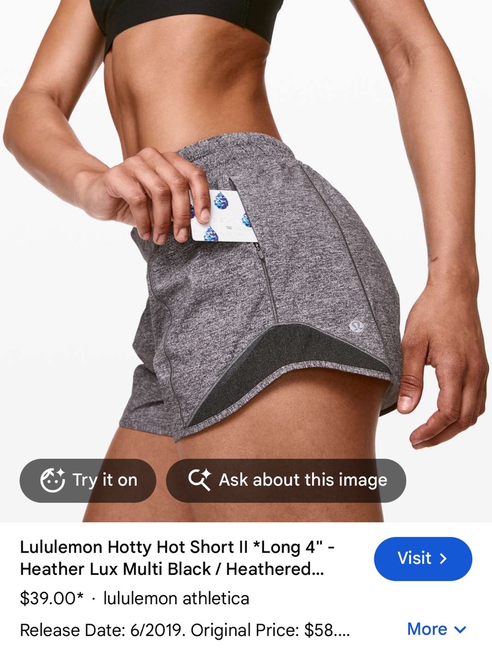 lululemon athletica Hottie Hot Short 2.5"
